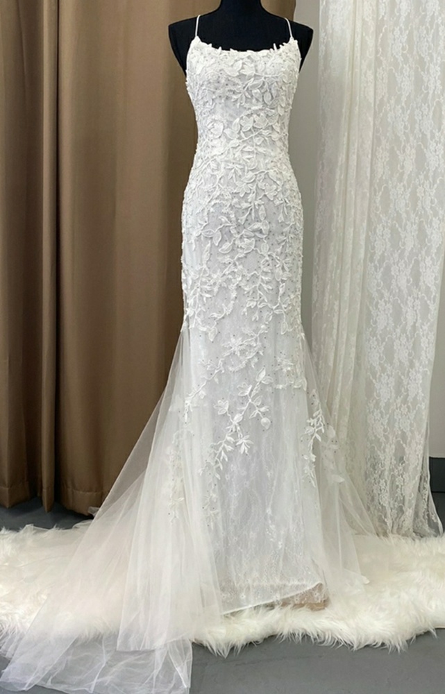 COPY - Sheath wedding dress evening bridal gown